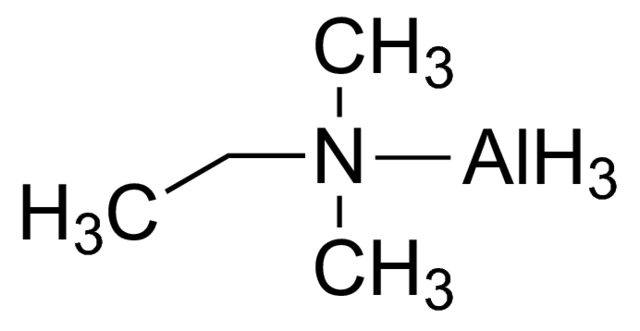 Alane N,N-dimethylethylamine complex solution - CAS:124330-23-0 - Dimethylethylamine alane, AlH3 NHMe2, (Ethyldimethylamine)trihydroaluminum